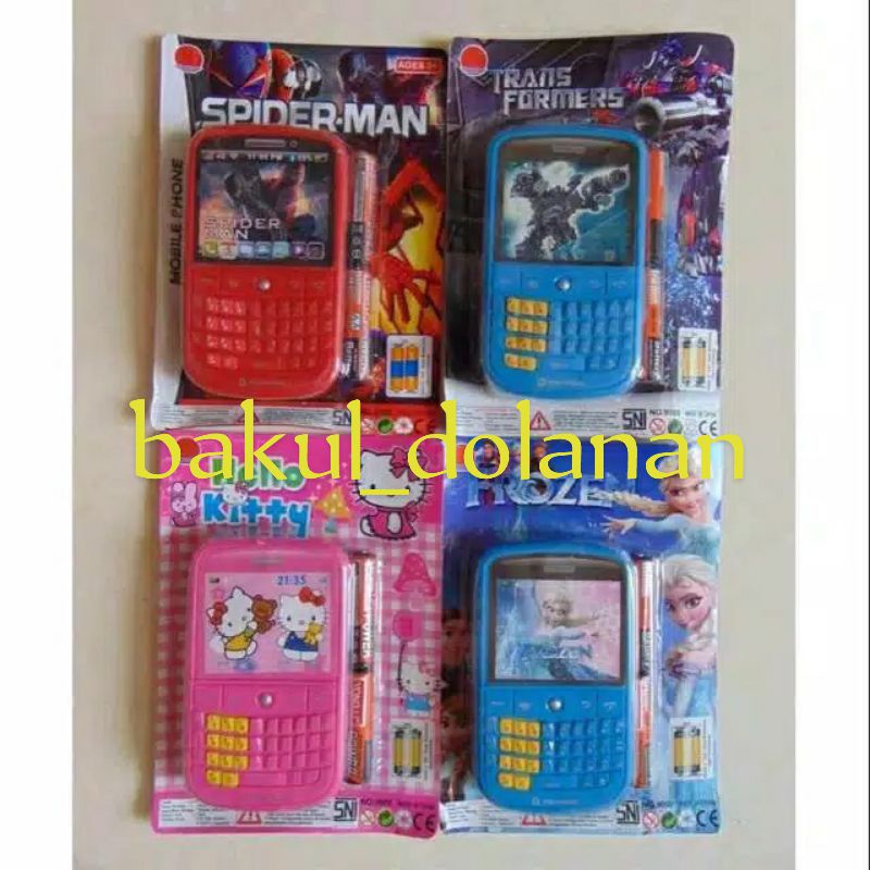 MAINAN ANAK MURAH HP HPan BLACKBERRY CEWEK COWOK