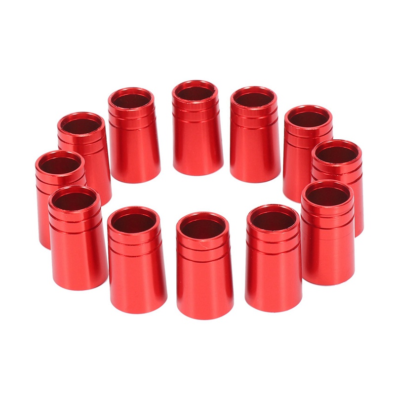 12pcs / Pak Ferrules Golf Bahan Aluminum Ukuran 22mm 370 Untuk Aksesoris Besi