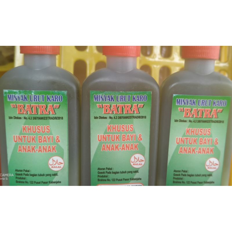 

Minyak Karo"BATRA"khusus "BALITA