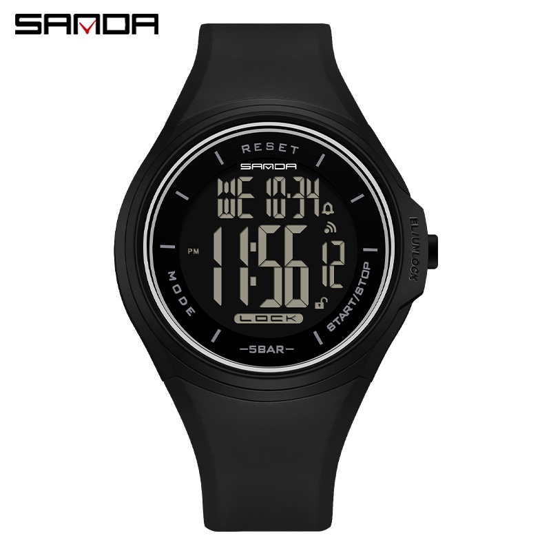 SANDA 2131 Jam Tangan Pria Wanita Digital EL Backlight Sport Watch Anti Air WATCHKITE WKOS