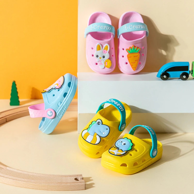 Sandal Slop Anak Anti Slip Sandal Anak Motif Lucu Kids Slippers