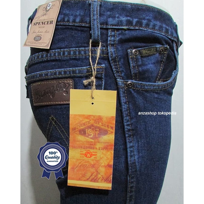 e0101vd Celana Pria Jeans Original Wrangler Promo Terlaris 1 - Hitam, 30 R0V501