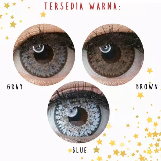 GEOEYES - Soflens Pear Warna Grey Brown Blue