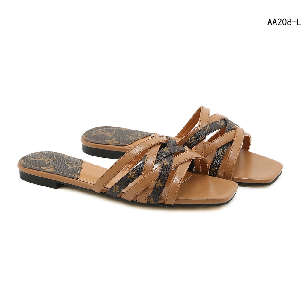 Revival Mule Flat Sandals #AA208-L