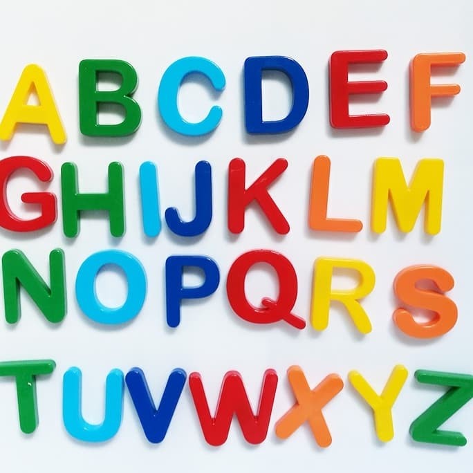 Magnetic letters numbers magnet huruf magnet abjad mainan anak belajar