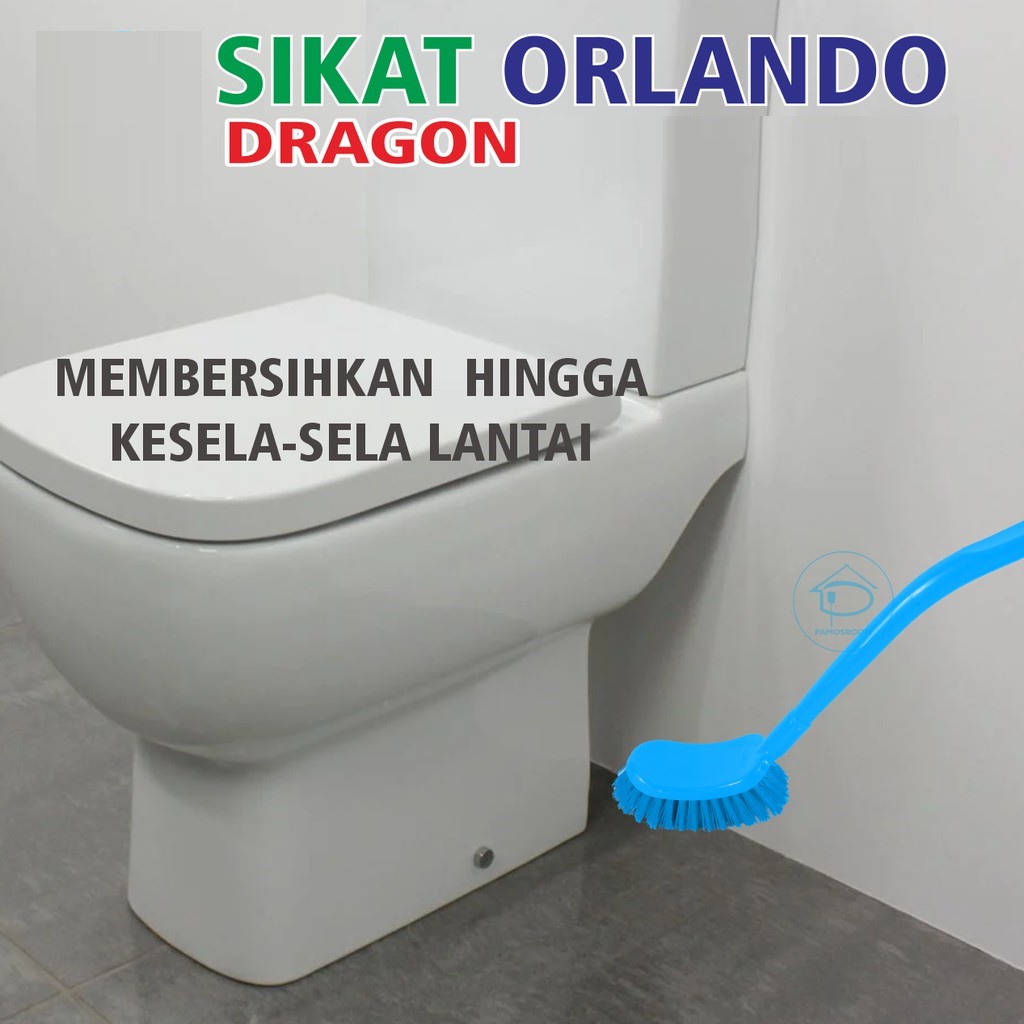 Sikat Cuci gigi lantai WC kamar mandi Sikat Orlando Dragon Murah