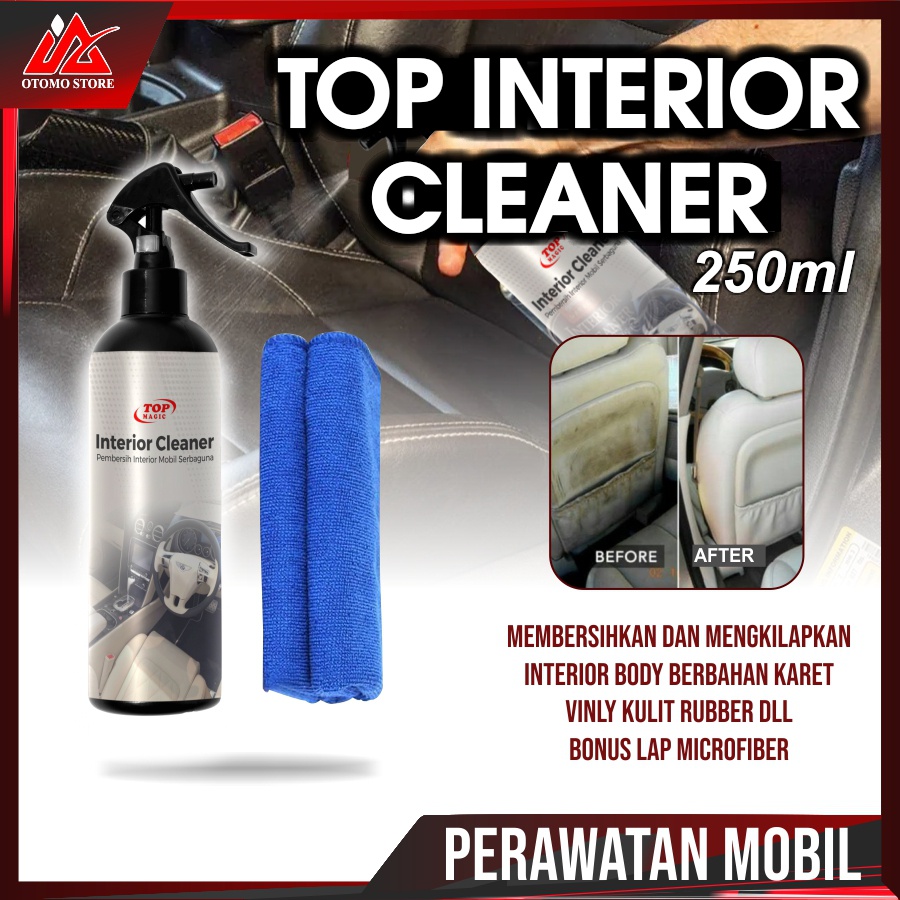 TOP INTERIOR CLEANER Pembersih Interior Mobil Interior Cleaner Dashboard Jok Plafon Interior Detailing Pembersih Serbaguna