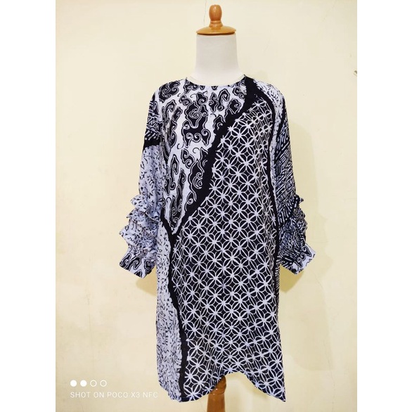 ATASAN BATIK TUNIK BATIK VISCOS CAP MOTIF PULAUAN