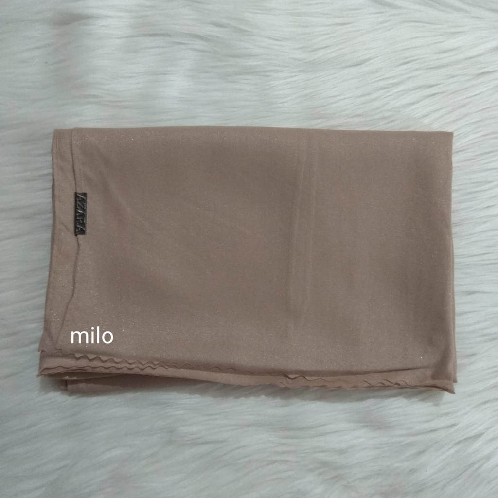 Termurah PASHMINA Nur Shinar LC Azara / PASMINA Glowing Nur Shinar lc/ PASMINA sinar lc-Milo
