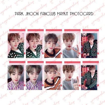 [READY / SET] PARK JIHOON FANCLUB MAYKIT WONE PHOTOCARD FAN MADE UNOFFICIAL YANGPASHOP WANNAONE W1