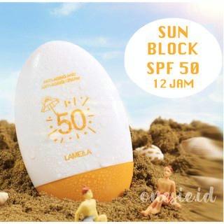 LAMEILA Sun Screen SPF 50 Sun Block Wajah Tahan PA+++ 12 Jam Egg LA065 3053