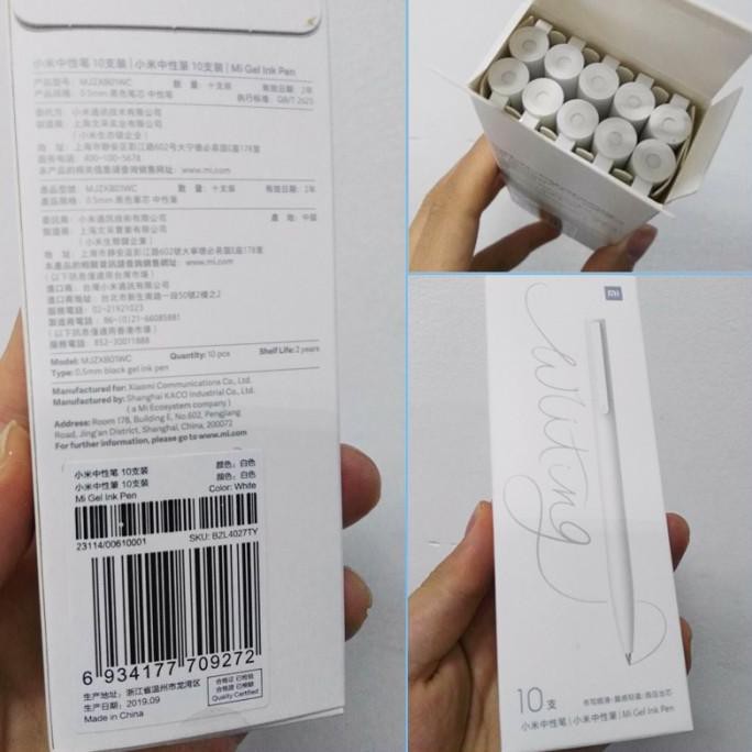 

Big Sale Xiaomi Mi Gel Ink Pen 10Pcs Witing 0.5mm MJZXB01WC Big Sale