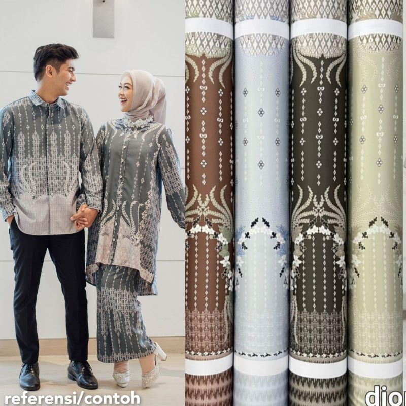 Kain Dr Silk Motif Richease harga setengah meter