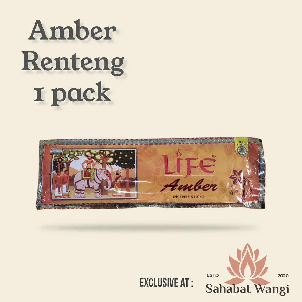 Hio Dupa Wangi India Darshan Amber 35 Stick