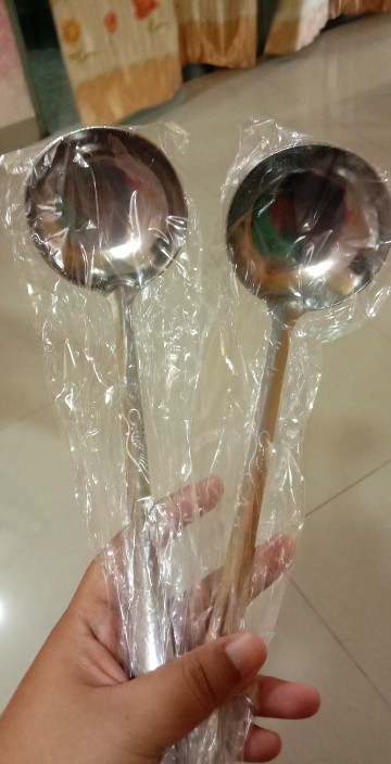 Sinduk Sayur Tebal Panjang / Centong Sayur Bahan Stainless Steel