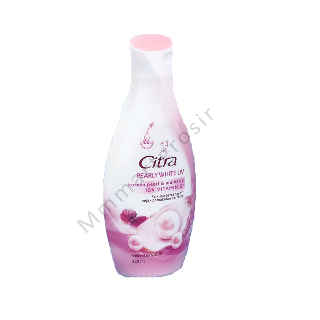 Citra / Body lotion / Korean pearl &amp; Mulberry / Bengkoang dan grean tea / Aloe Vera &amp; White Rose 230ml