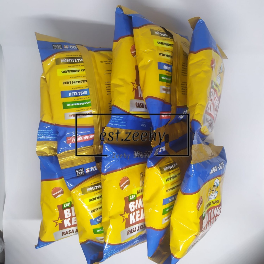 

1 Renceng Bumbu Penyedap Rasa Ayam Bawang Bintang Kembar Kemasan 100 Gr