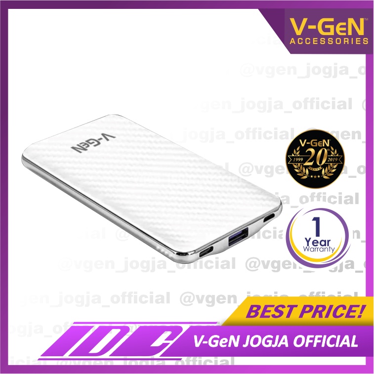 Powerbank V-GeN V10K9 10.000mAh Type C Input