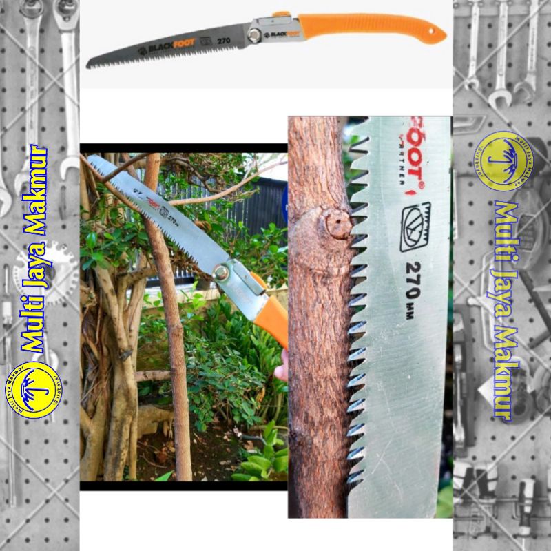 FOLDING SAW Gergaji Lipat/ Gergaji Kayu Pohon Dahan Ranting blackfoot