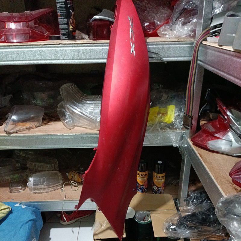 Cover R body PCX 150 lokal k97 bagian kanan Original warna merah doff dop dof
