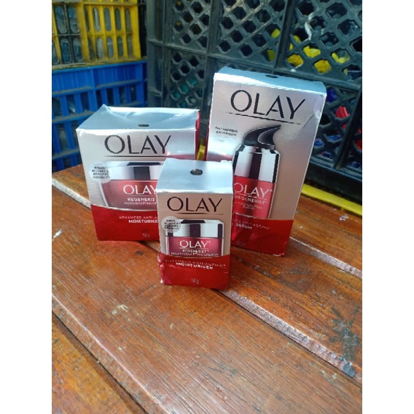 Olay cream Regenerist Advanced anti aging skincare50 g+serum+bonus cream Olay cream Regenerist 14g