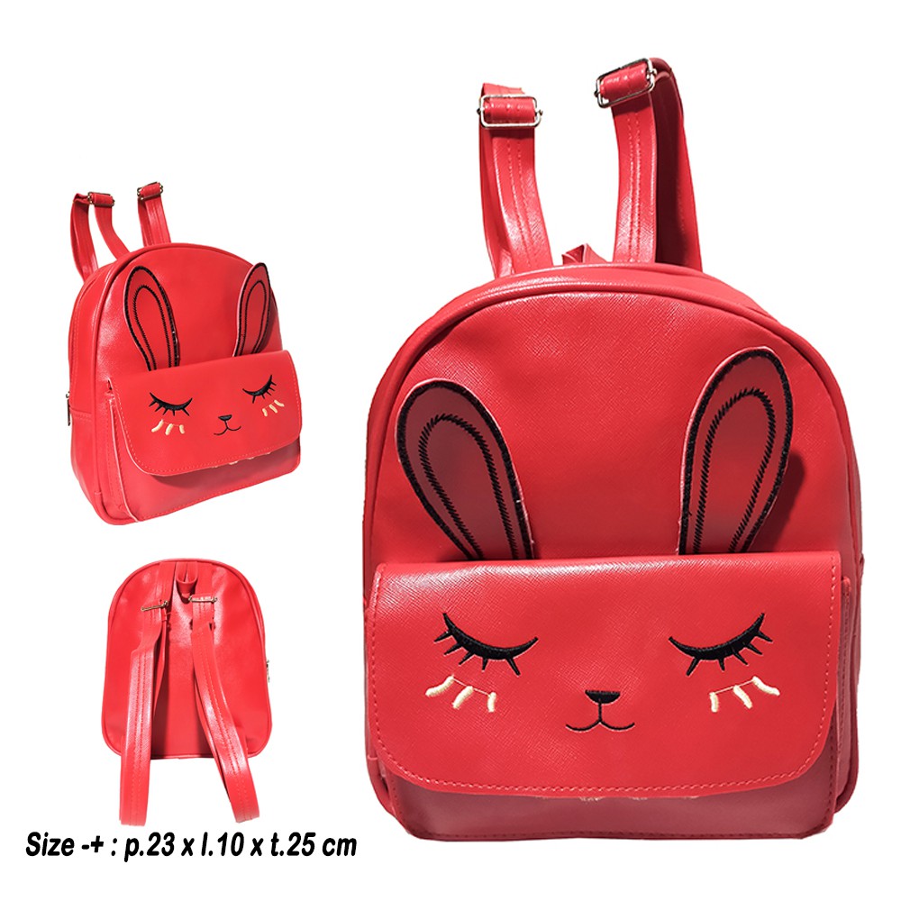 OBRAL !!! TAS RANSEL MINI DESAIN KELINCI // TAS RANSEL WANITA