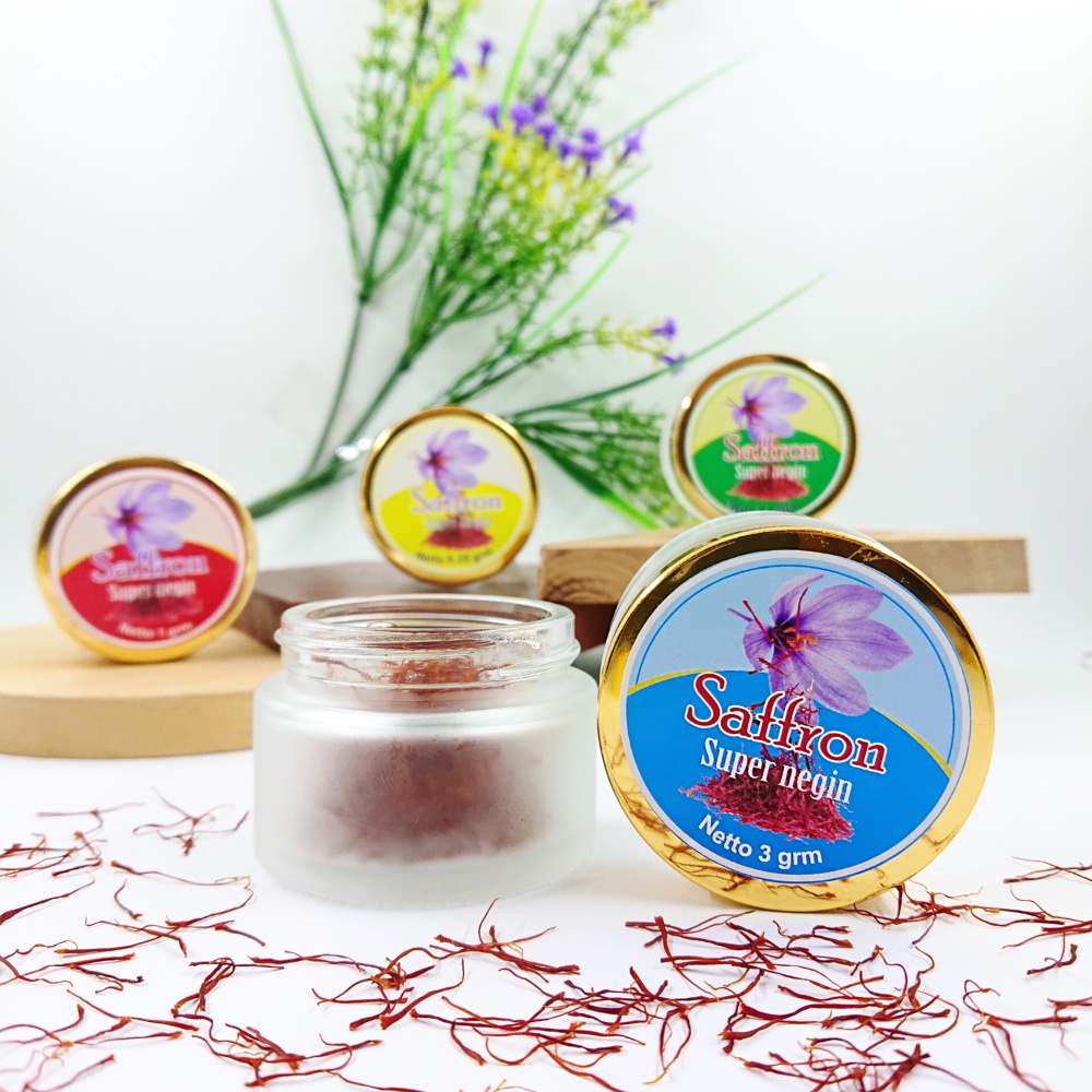 Safron / Saffron / Sapron 3 Gram SUPER Negin Original PREMIUM Quality