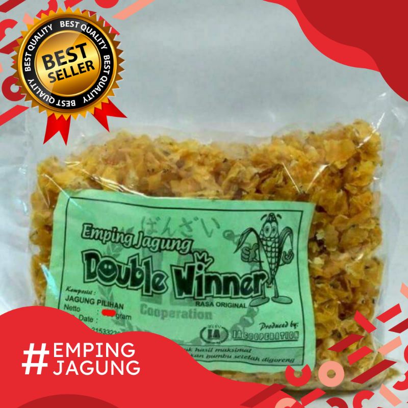 

Emping Jagung mentah keripik jagung 400 gr | Mentah Double winner Murah | cornflake | jagung gepok | goreng | cemilan organik sehat | grade A | promo