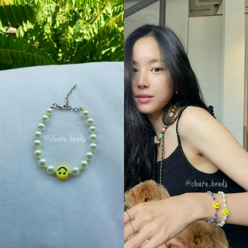 son naeun apink beads bracelet // gelang naeun