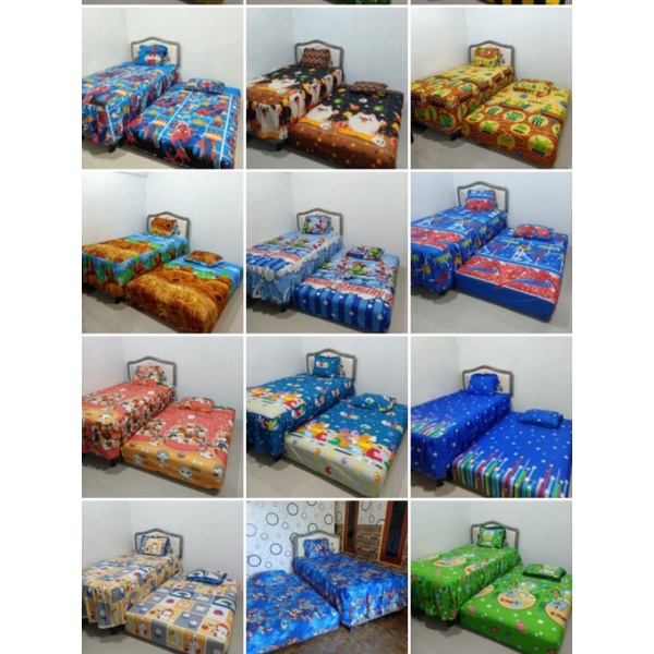 sprei bed sorong rumbai 120x200