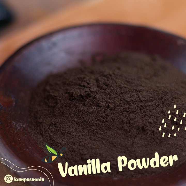 Jual Vanilla Powder / Vanilli Bubuk 100 Organik Bahan Herbal JSR