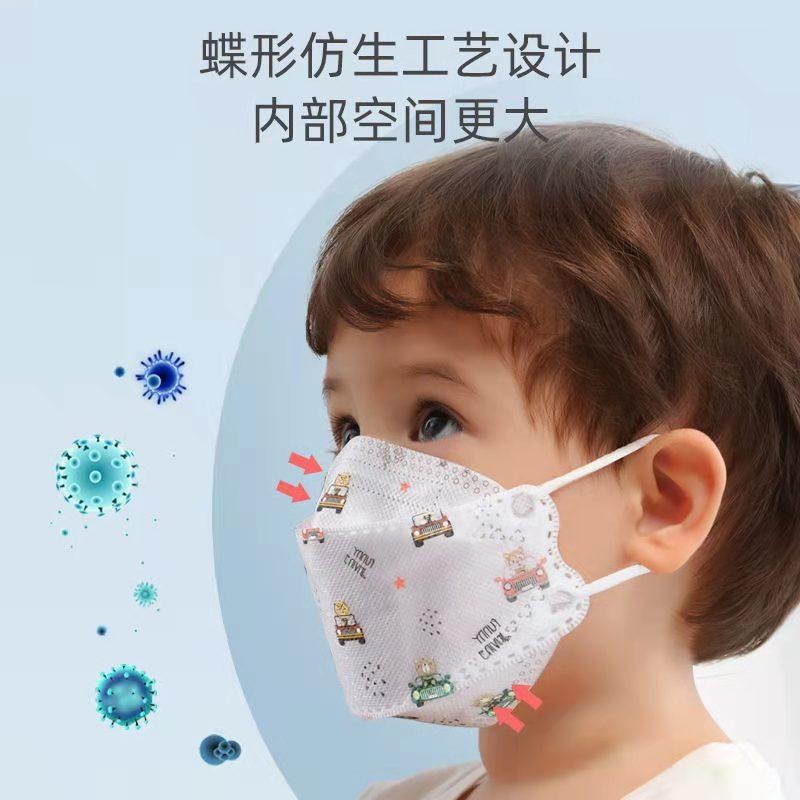 ♥TMALL88♥ Masker Anak KF94 Karakter 4Ply Isi 10 PCS