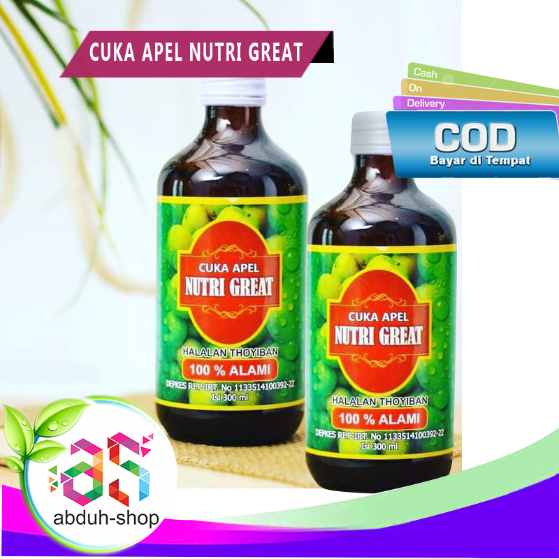 

Cuka Apel NutriGreat 300Ml CUKA APEL NUTRI GREAT 300 ML