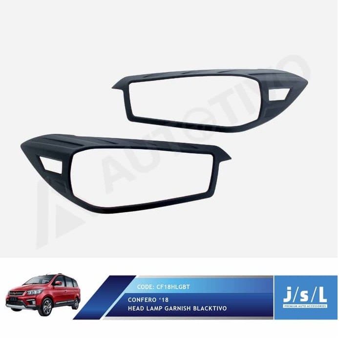 Garnis Lampu Depan Wuling Confero S Head Lamp Garnish Blacktivo JSL