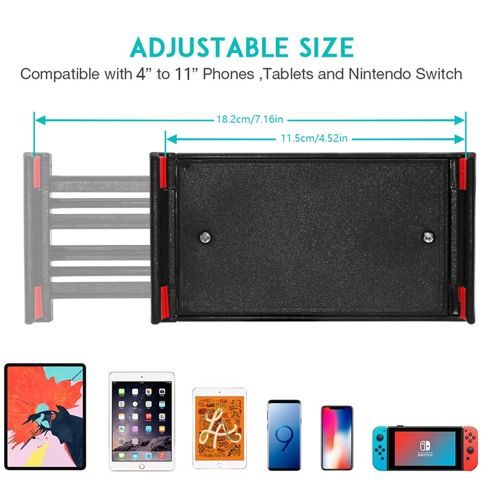 Tablet support      CD slot bracket in the car     Mobile phone fixing bracket     GPS bracket    Lazy bracket   Vent holder for mobile phone   Vent mounting bracket   Suitable for 4-11 inches    Suitable for Xiaomi/Huawei/iPad Pro/OPPO/vivo