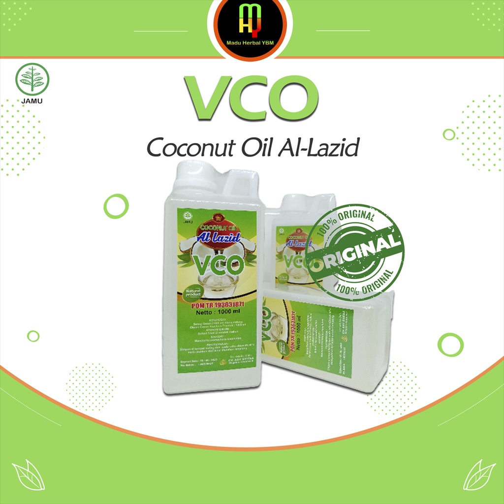 

Virgin Coconut Oil - VCO - Al Lazid - Kemasan 1 Liter