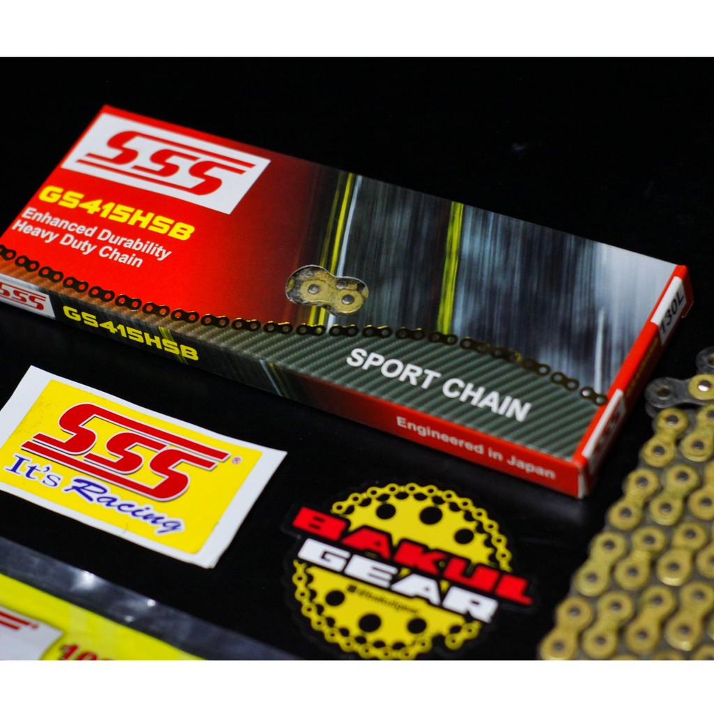 Gear set SSS RX King Jupiter Z Vega R Fiz R Force 1 ukuran 415-4