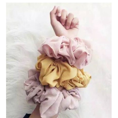 Scrunchie ikat rambut cepol termurah best seller