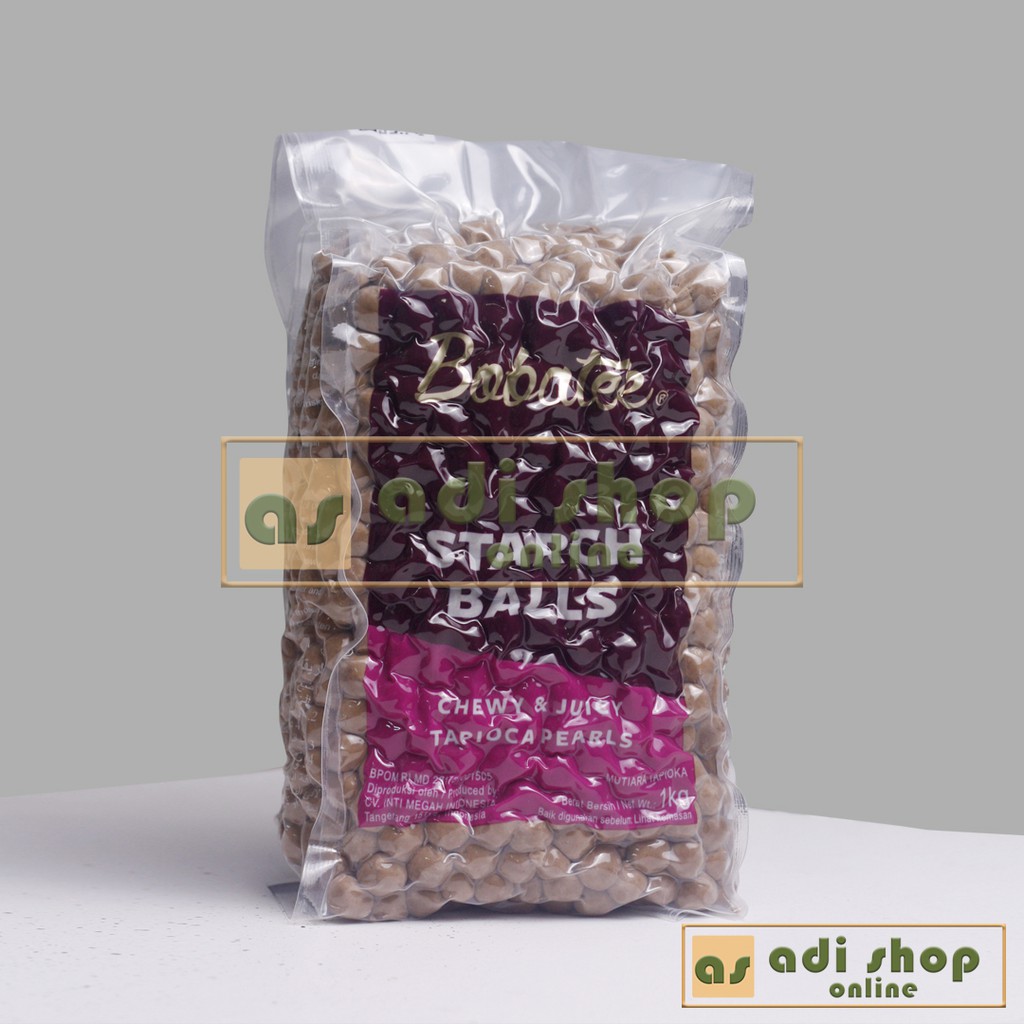 

Bobatee | Bubble Tapioka | Tapioca Pearl | Boba | Bubble Mutiara 1 kg