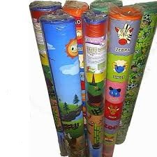 Karpet Spon /  tikar  Lantai Motif Karakter / RANDOM / karpet lantai / TEBAL