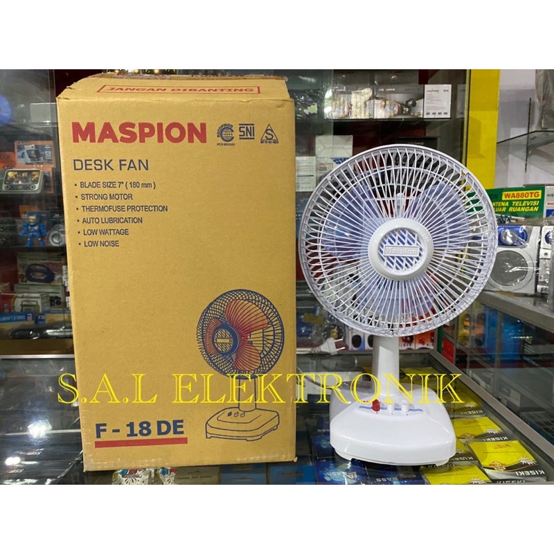 Desk Fan Maspion 18DE , 20P , 23 DE/D