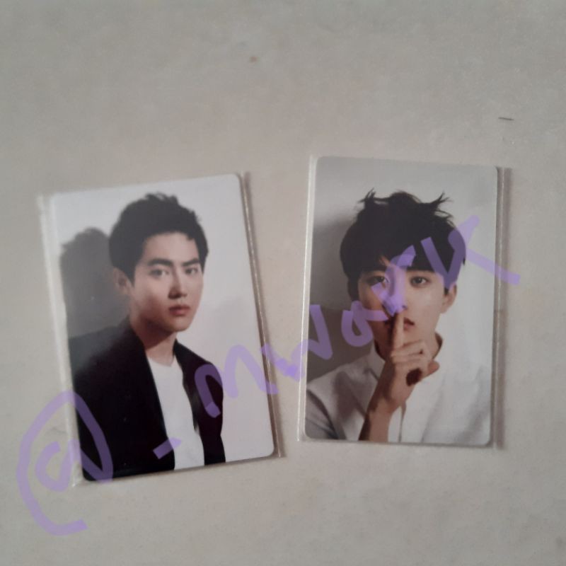 PC photocard official sg season greetings exo 2016 china suho