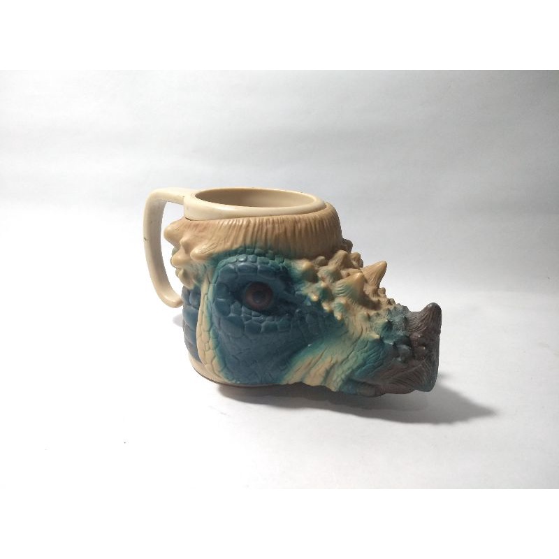 Mug Gelas Tempat Minum Dinosaurus Dino Triceratops Jurassic Park The Lost World 1997 Trex Drinking G