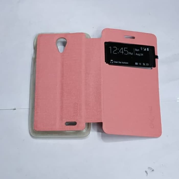 ANDROMAX C3Si sarung flip cover ume/ sarung model buku MANTUL