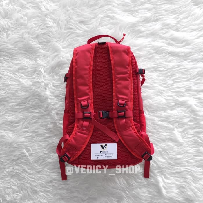 red supreme backpack ss18