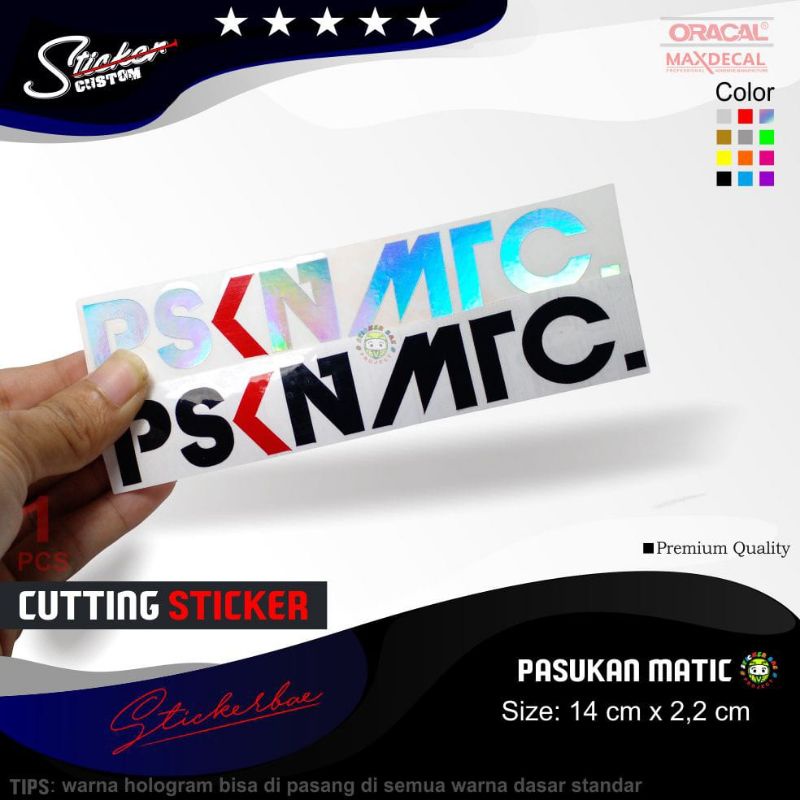 sticker cutting-stiker pasukan matic stiker PSKNMTC stiker viral