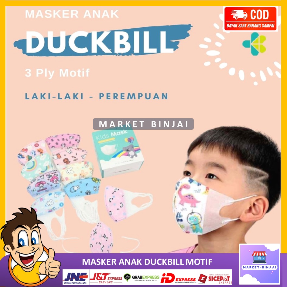 【COD】Masker Duckbill Anak Motif / Masker Duckbill Anak Bts / Masker Dukbil Anak / Duckbill Anak Bts