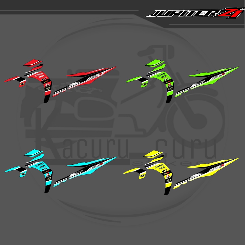 STIKER MOTOR STRIPING VARIASI YAMAHA JUPITER Z1 SEMIFULL / STIKER STRIPING VARIASI JUPITER Z1
