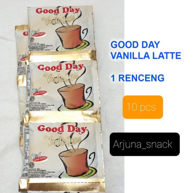 

Good day vanilalatte 20gr (10 pcs)