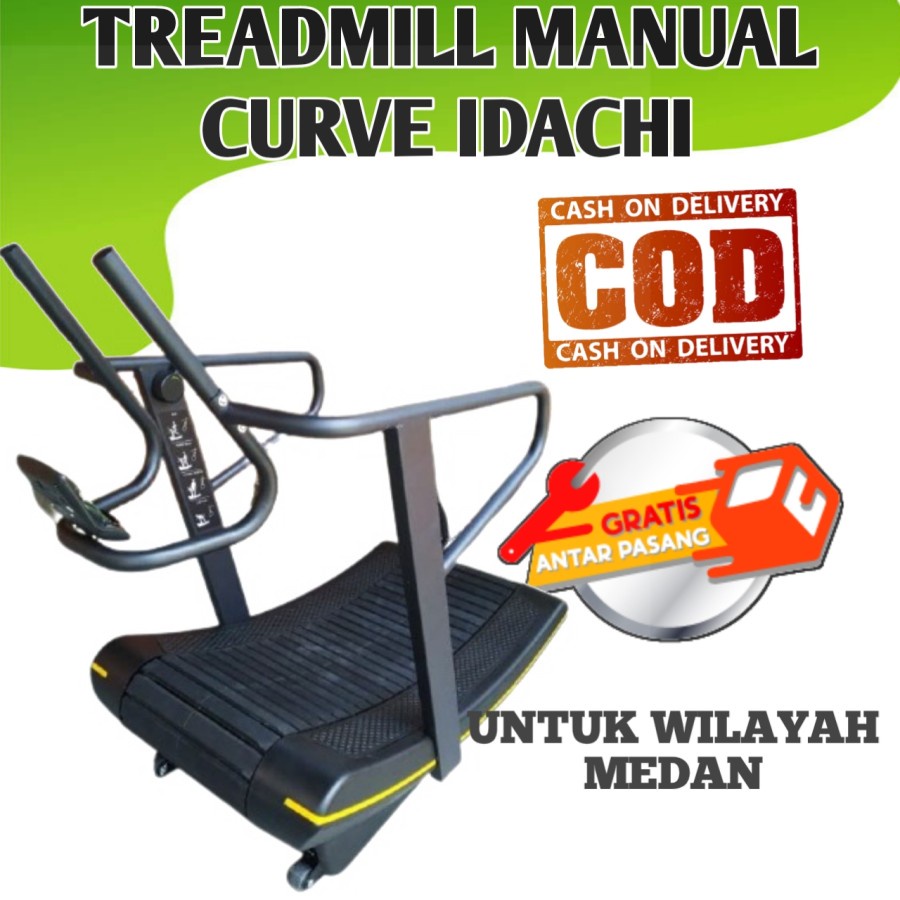 Treadmill manual curve Idachi